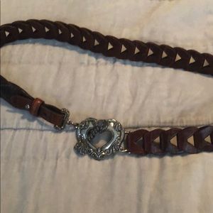Brighton leather belt Sz M